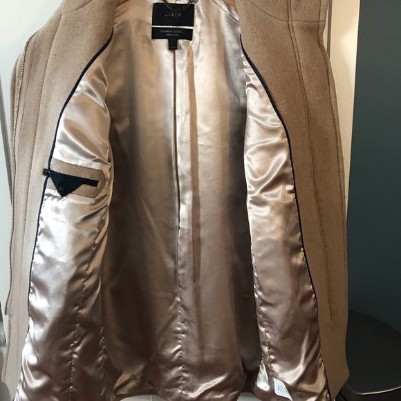 J Crew Cocoon Coat Italian Stadium Cloth Wool - Picture 2 of 5